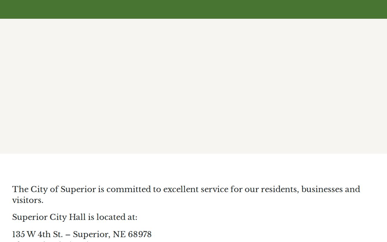 Nuckolls County Superior arrest records municipal department navigation